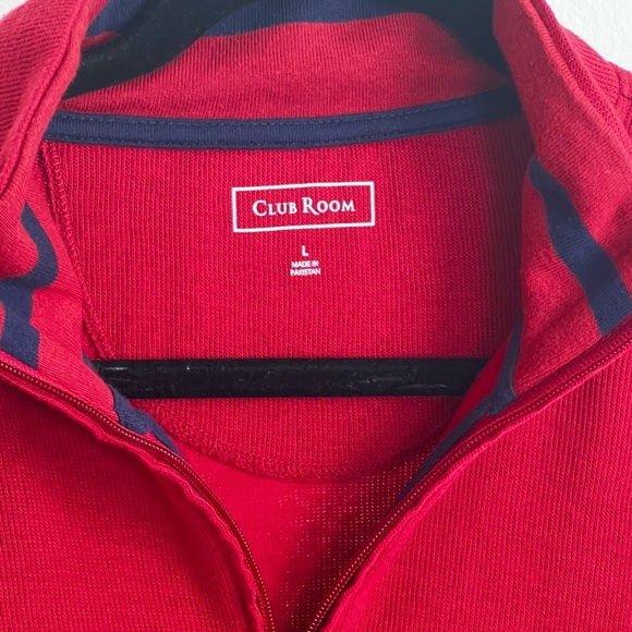 Club room size L full sleeve crew neck with quarter zip - Picture 8 of 15